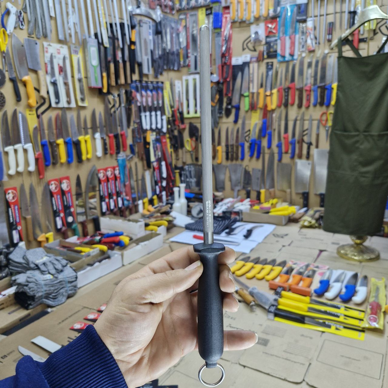 مصقل چاقو تیز کن زولینگن المان 20 سانت قلمی